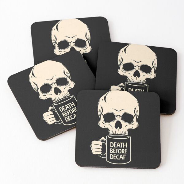Item preview, Minimalist Skull Coffee Aesthetic designed and sold by ChicTrendz.