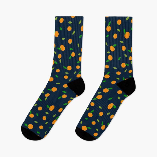 Item preview, Korean Persimmon Pattern on Deep Navy – Traditional Oriental Design designed and sold by boonshop.