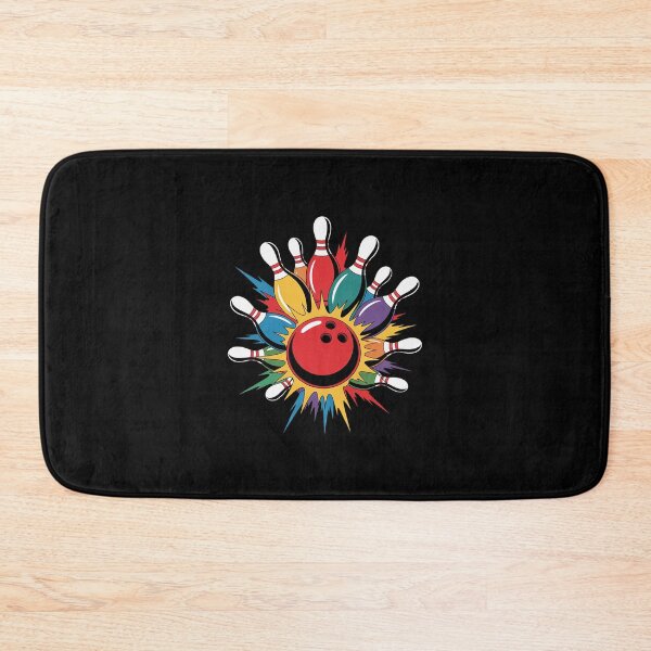 Item preview, Colorful Bowling Game Day Bowler Cute Colorsplash Ball \ designed and sold by ClassicAnthony.
