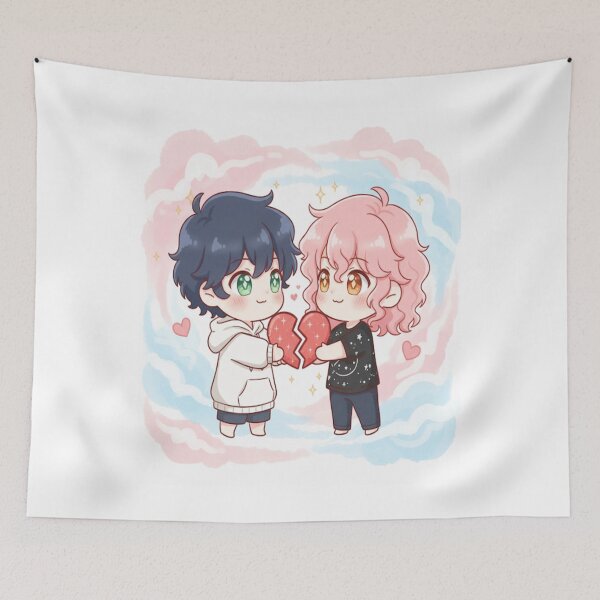Item preview, Charlie and Jake forever- chibi couple  designed and sold by FAMILIA PUBLISHING MERCH.