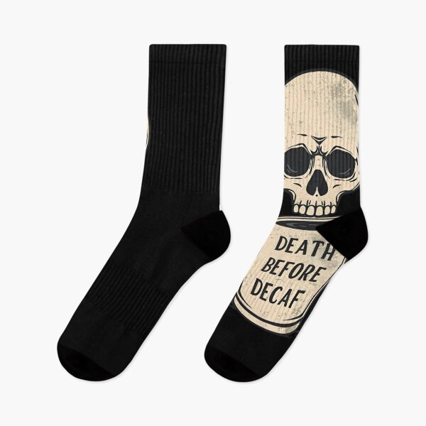 Item preview, Dark Coffee Skull Line Art designed and sold by ChicTrendz.