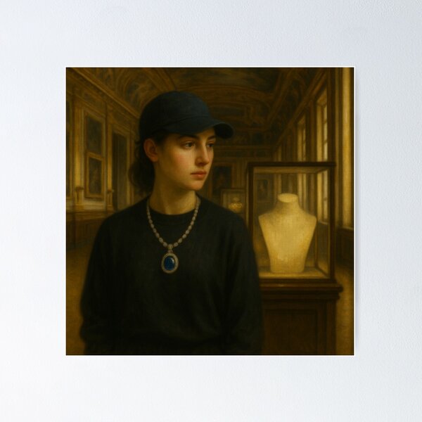 Item preview, Reflets du Louvre II – The Empty Case | French Museum Art designed and sold by CARRAANN.