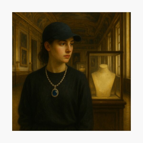 Item preview, Reflets du Louvre II – The Empty Case | French Museum Art designed and sold by CARRAANN.