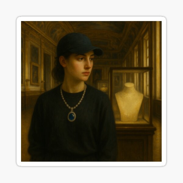 Item preview, Reflets du Louvre II – The Empty Case | French Museum Art designed and sold by CARRAANN.