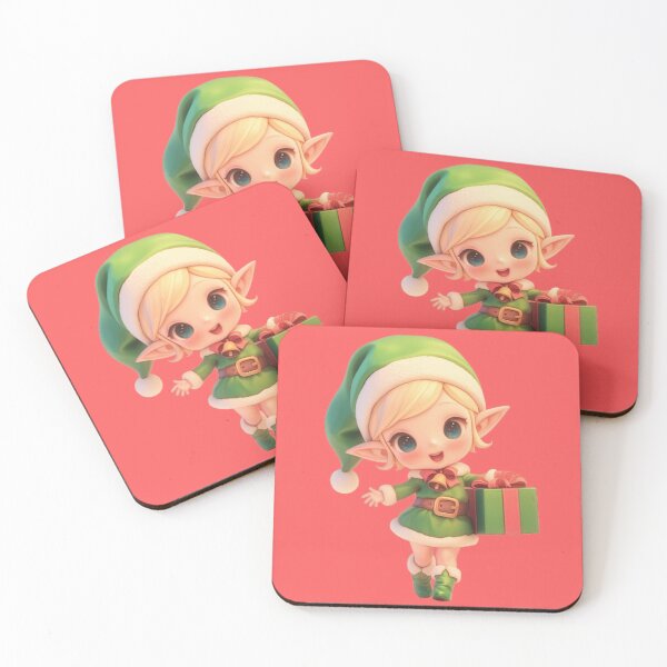 Item preview, Christmas elf chibi designed and sold by Lenycherry_art.