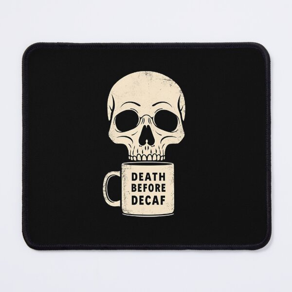 Item preview, Espresso Till Death Skull Art designed and sold by ChicTrendz.