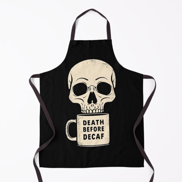 Item preview, Espresso Till Death Skull Art designed and sold by ChicTrendz.