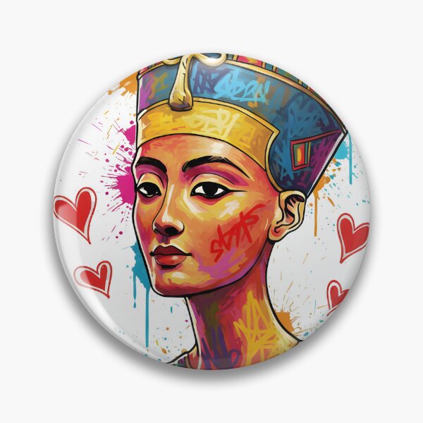 Item preview, Graffiti Queen Nefertiti designed and sold by R-B-Colors.