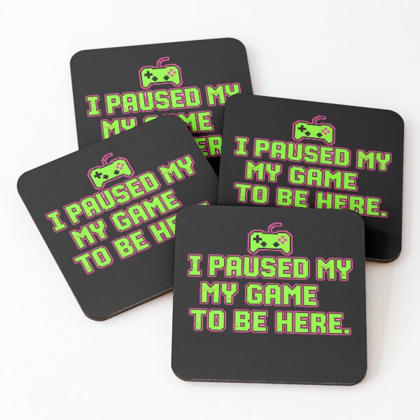 Item preview, I Paused My  Game 8-Bit Pixel  Art Design designed and sold by MofazStyle.