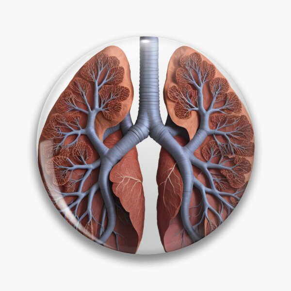 Item preview, Detailed Human Lungs designed and sold by Maldives-Art.