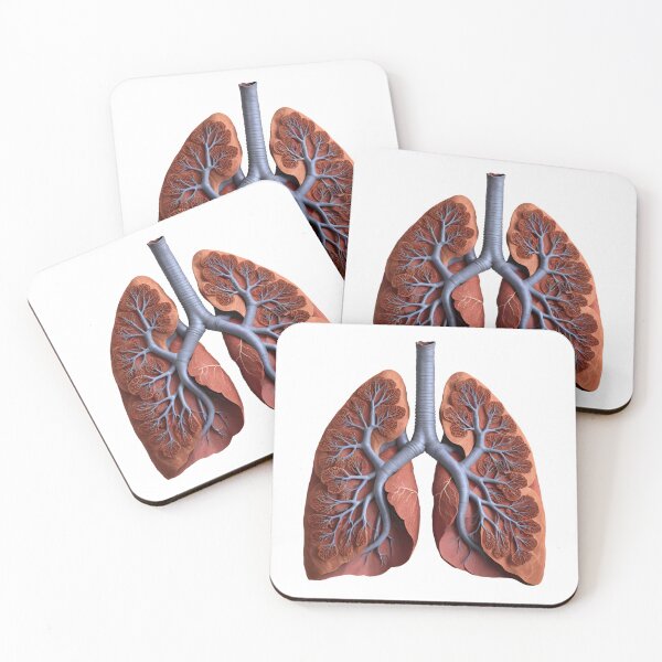Item preview, Detailed Human Lungs designed and sold by Maldives-Art.