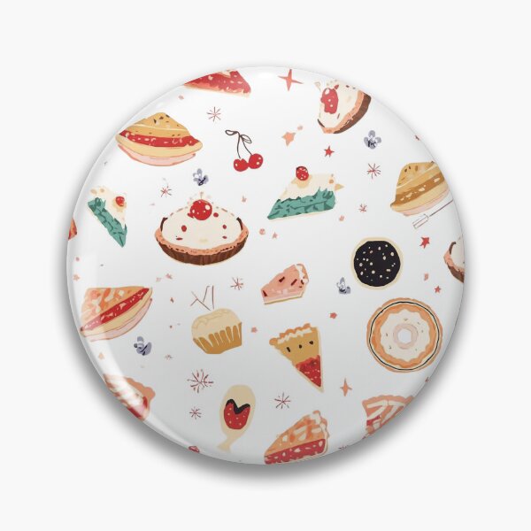 Item preview, Retro 1950s Pie Pattern – Whimsical Vintage Desserts designed and sold by The-HistoryGirl.