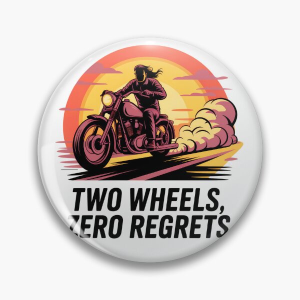 Item preview, Two Wheels, Zero Regrets designed and sold by Win Hardy.