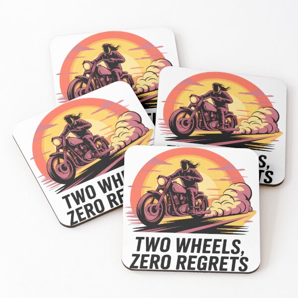 Item preview, Two Wheels, Zero Regrets designed and sold by Win Hardy.