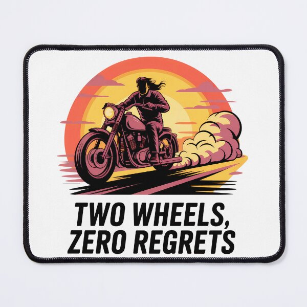 Item preview, Two Wheels, Zero Regrets designed and sold by Win Hardy.
