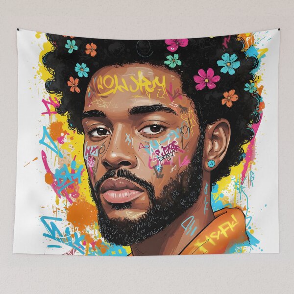 Item preview, Graffiti Vibes Portrait designed and sold by R-B-Colors.