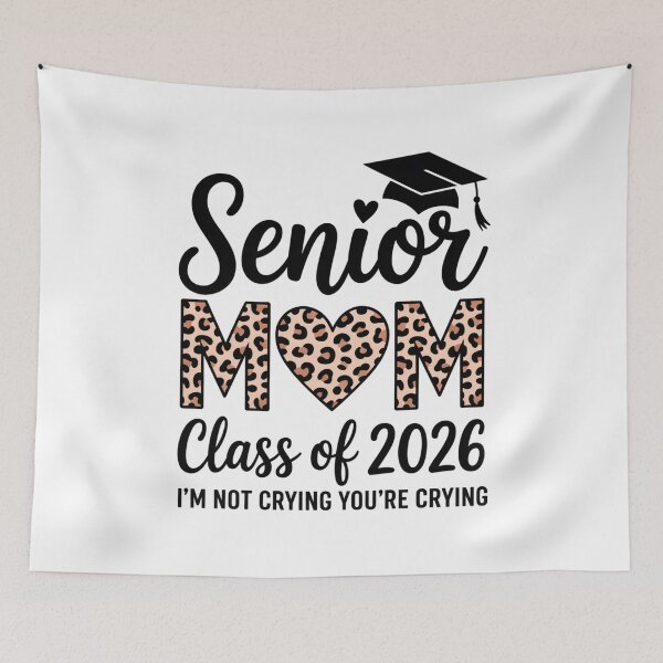 Item preview, Senior Mom Class of 2026 Graduation Leopard Design designed and sold by Gogetgiggles.