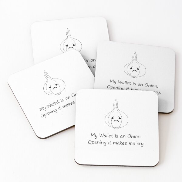 Item preview, My Wallet is an  Onion  Minimalist  Sketch design designed and sold by MofazStyle.