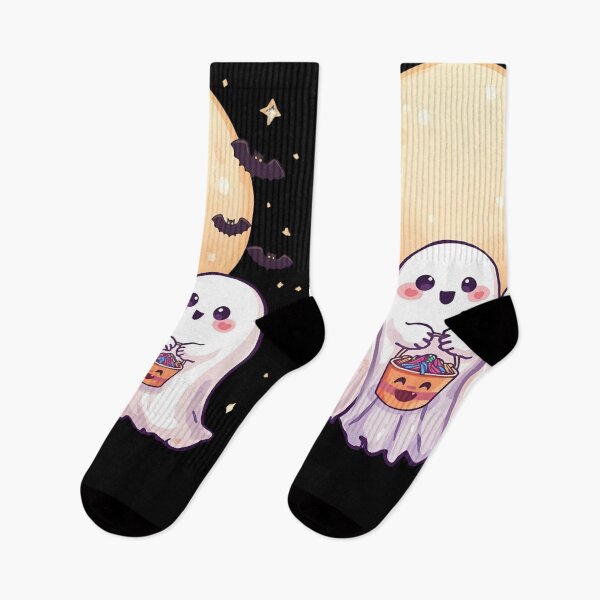 Item preview, Pastel Kawaii Ghosts With Candy Buckets designed and sold by ChicTrendz.