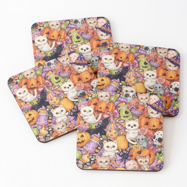 Item preview, Ultimate Halloween Stickerbomb: Neon Candy Chaos designed and sold by MoonlitDoodles1.