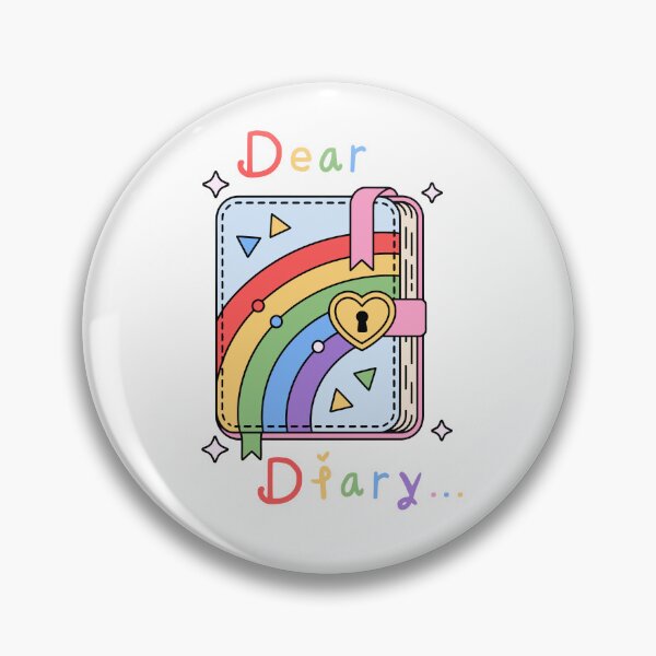 Item preview, Dear Diary Rainbow Journal – Agere Nostalgia Emotional Expression designed and sold by ChibiNekoSpace.