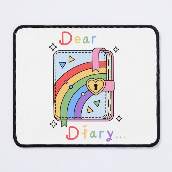 Item preview, Dear Diary Rainbow Journal – Agere Nostalgia Emotional Expression designed and sold by ChibiNekoSpace.