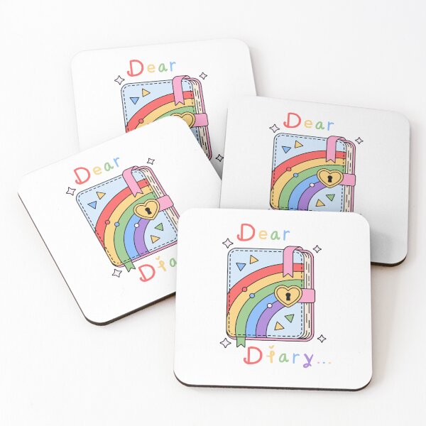 Item preview, Dear Diary Rainbow Journal – Agere Nostalgia Emotional Expression designed and sold by ChibiNekoSpace.