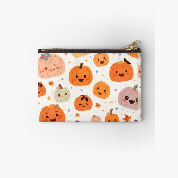 Item preview, Pastel Pumpkin Patch: Kawaii Autumn Seamless Pattern designed and sold by MoonlitDoodles1.