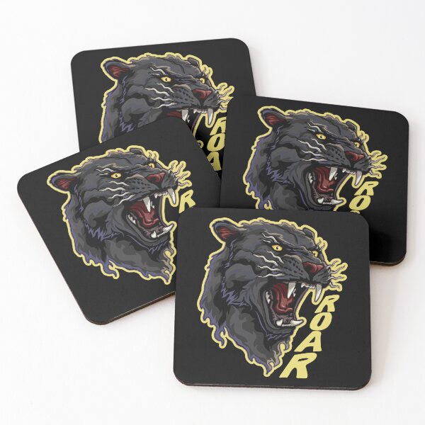 Item preview, Roaring panther tattoo style handmade illustration designed and sold by JOTCH.art.