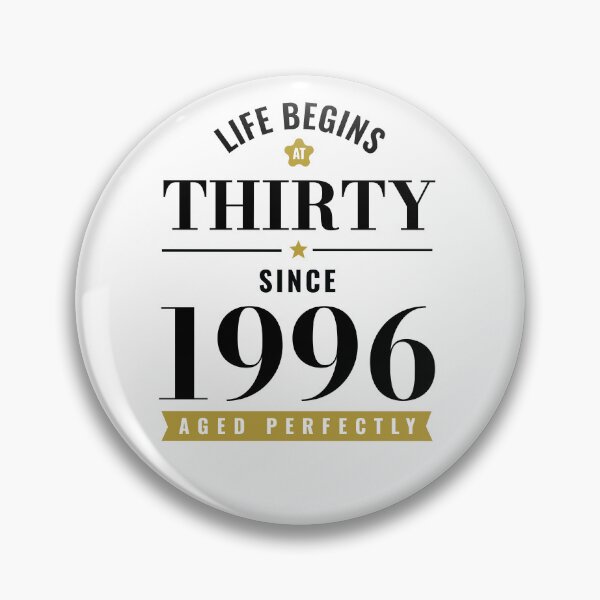 Item preview, 30 Years Old Life Begins At Thirty 1996 30th Birthday designed and sold by CG Studio.