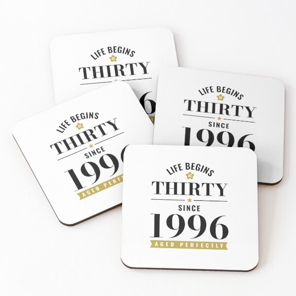 Item preview, 30 Years Old Life Begins At Thirty 1996 30th Birthday designed and sold by CG Studio.