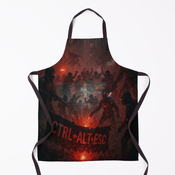 Item preview, Glitch-Infused Battle in Dystopian Night designed and sold by AbstractAnom.