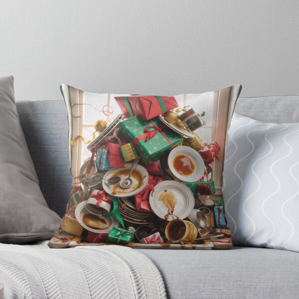 Item preview, Merry Mess Funny Christmas Aftermath Satirical Still Life designed and sold by chattsuede.