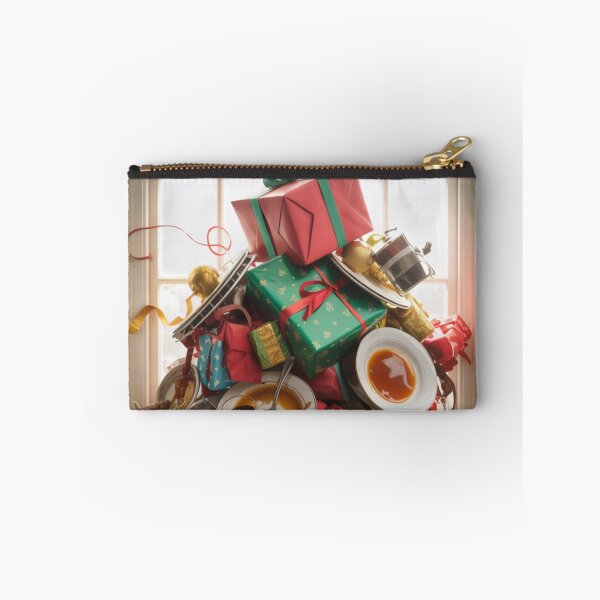 Item preview, Merry Mess Funny Christmas Aftermath Satirical Still Life designed and sold by chattsuede.