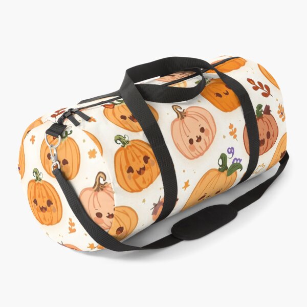 Item preview, Subtle Autumn Pumpkins: Kawaii Watercolor Orange Crush designed and sold by MoonlitDoodles1.