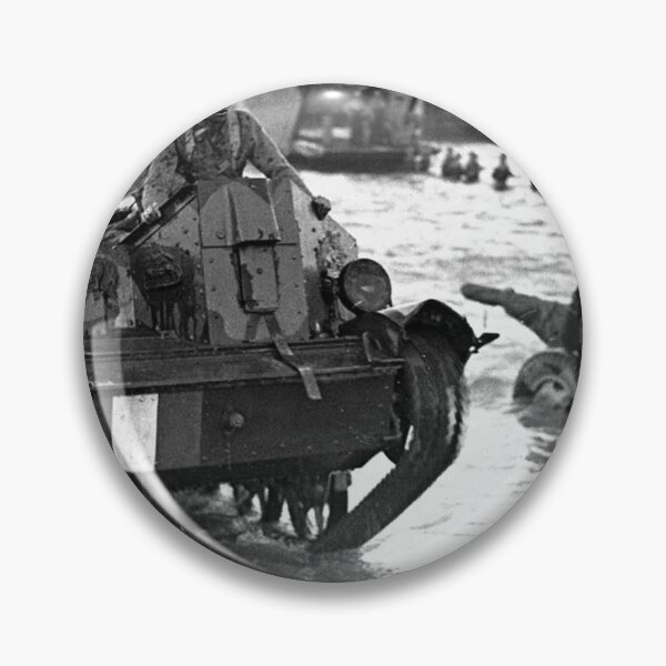 Item preview, A British Universal Carrier Mark I comes ashore during the invasion of Sicily on July 10, 1943. designed and sold by Military Machine History.