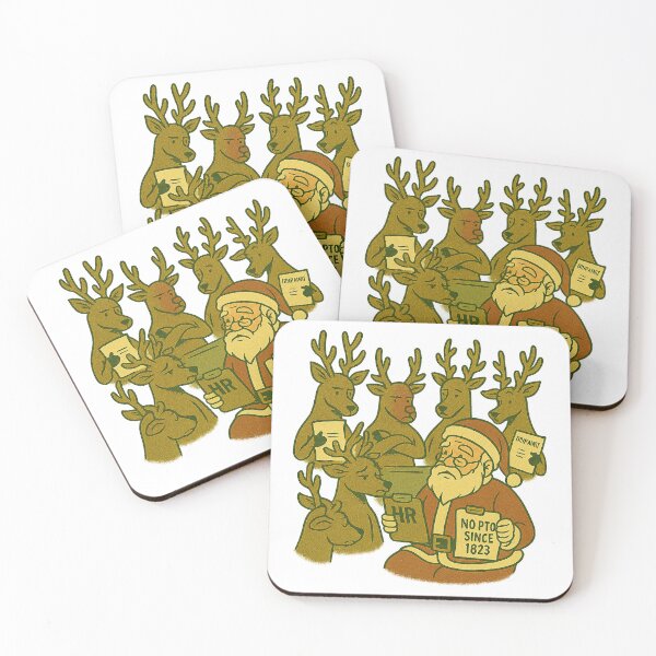 Item preview, Reindeer HR Meeting – No PTO Since 1823 | Funny Christmas Workplace Design designed and sold by SilknMarble.