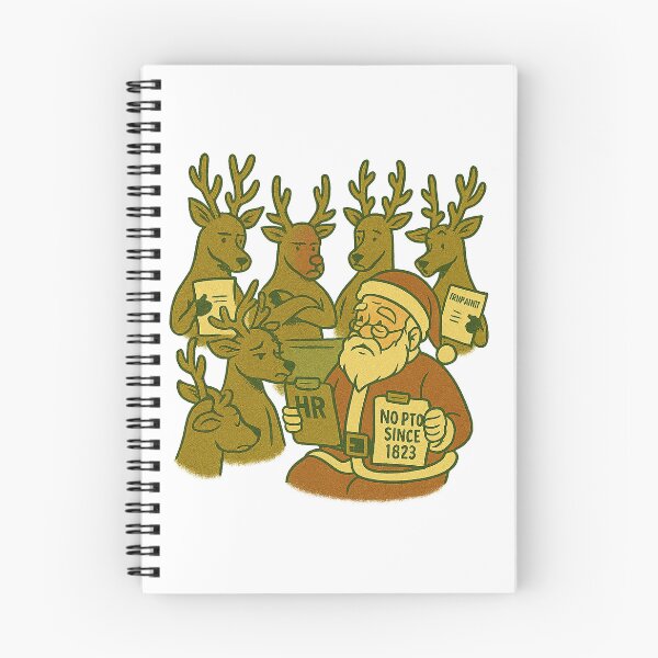 Item preview, Reindeer HR Meeting – No PTO Since 1823 | Funny Christmas Workplace Design designed and sold by SilknMarble.