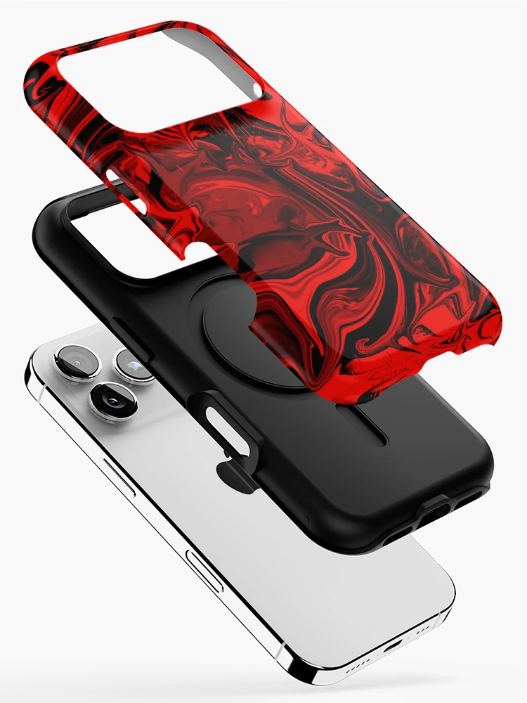 Thumbnail 2 of 4, iPhone Case, Digital abstract R 2 designed and sold by studioabstract.