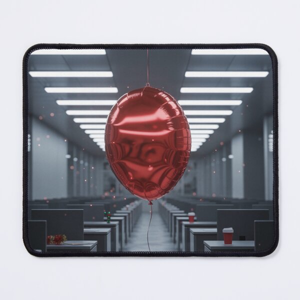 Item preview, Merry and Bright Metallic Red Balloon Festive Minimalist Style designed and sold by chattsuede.