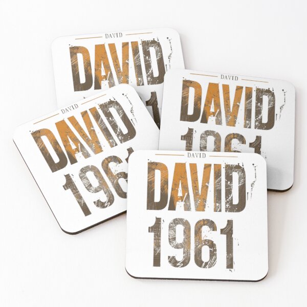 Item preview, David 1961 – Vintage Birthday Edition designed and sold by AlexLineArt.