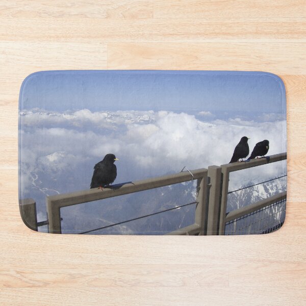 Item preview, Alpine Choughs top of Aiguille Du Midi tram designed and sold by fungus50.