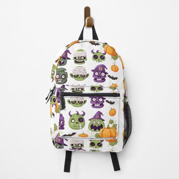 Item preview, Cute Spooky Halloween Faces – Funny Zombie and Pumpkin Cartoon Design designed and sold by DesignArtist.ia.