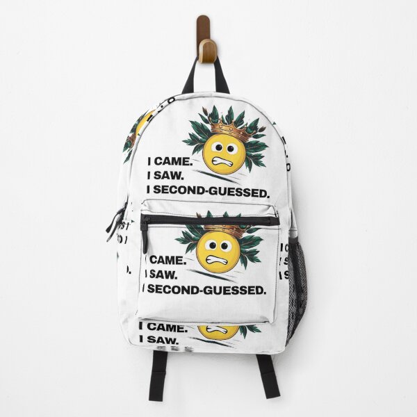 Item preview, “I Came. I Saw. I Second-Guessed.” Funny Anxiety Quote designed and sold by LA Art.