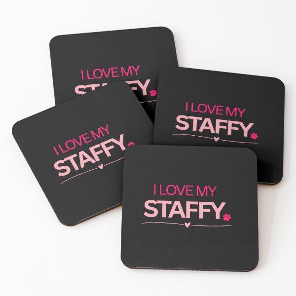 Item preview, I love my Staffy designed and sold by GraphicTeeHubs.