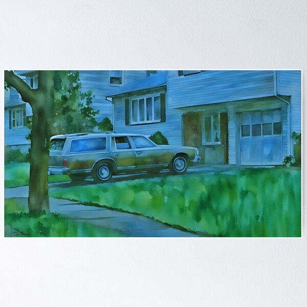 Item preview, The Faithful Stationwagon designed and sold by RCWatercolours.