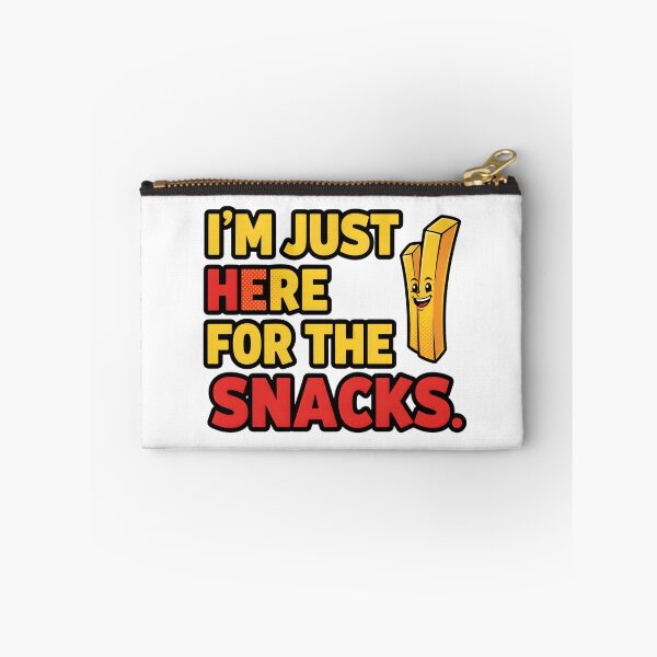 Item preview, Just Here For  The Snacks Pop  Art French Fry design designed and sold by MofazStyle.
