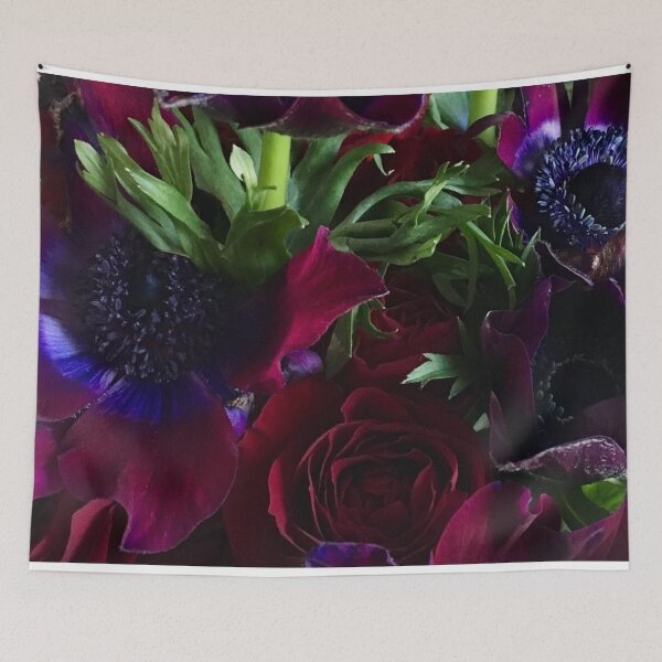 Item preview, Purple anemone bouquet designed and sold by CopperWoodLady.