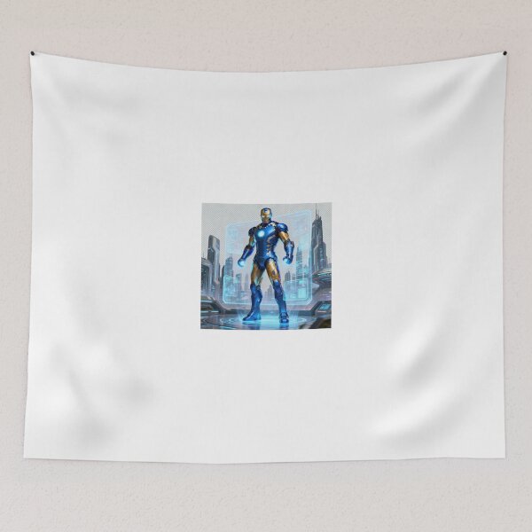 Item preview, Blue Iron Hero – Futuristic AI Armor Design designed and sold by Garry UrbanDreams Arts .