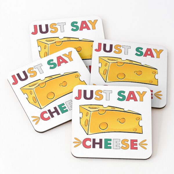 Item preview, Just Say Cheese Colorful Funny Art designed and sold by Pixel & Petal.